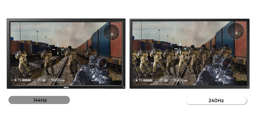 BenQ ZOWIE XL2546 240 Hz Monitor im 144 Hz Vergleich