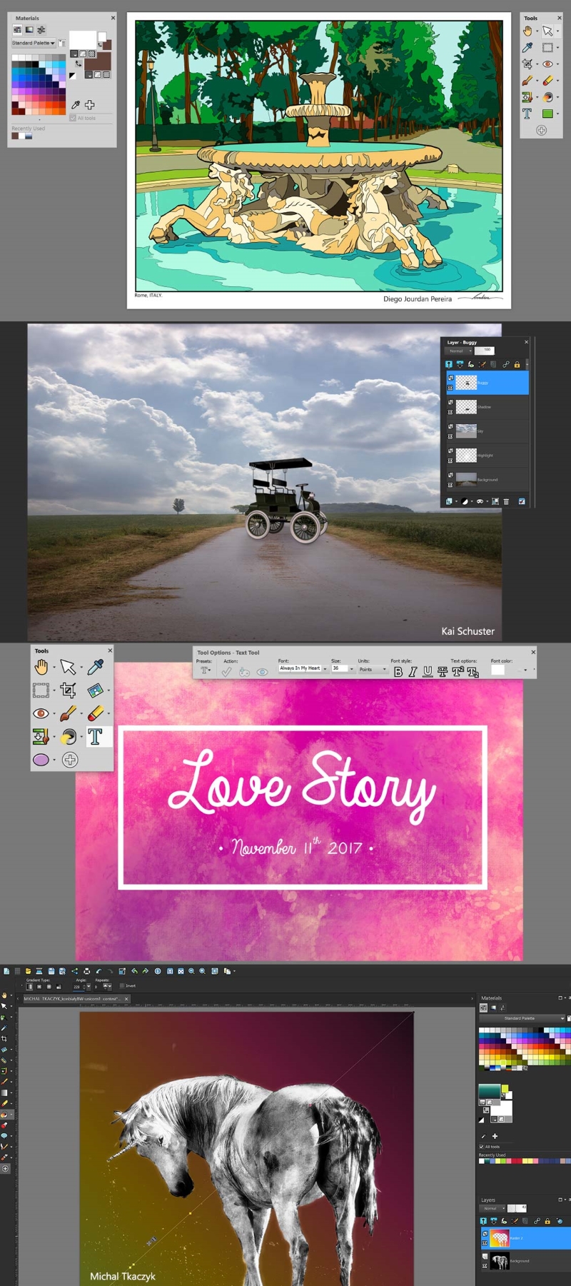 Corel PaintShop Pro 2018 für kreative graphische Gestaltung