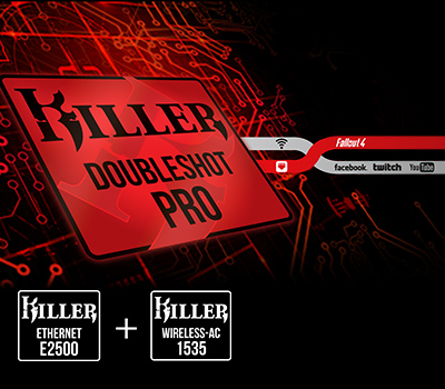 MSI GE73 Gaming Notebook mit Killer DoubleShot Pro Netzwwerkkarte bei computeruniverse