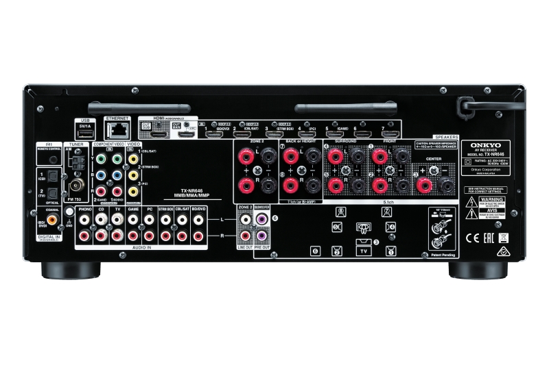 Onkyo TX-NR646 7.2-Kanal-AV-Netzwerk-Receiver für modernes Heimkino bei computeruniverse kaufen