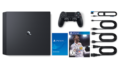 Sony PlayStation 4 Pro Lieferumfang