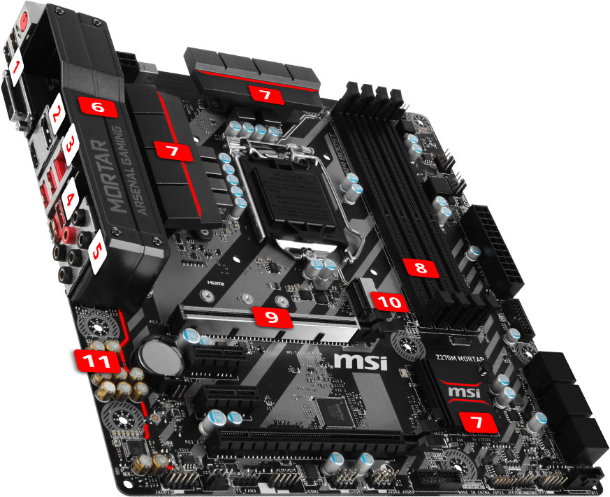 MSI Z270M Mortar